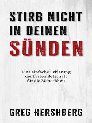 cover image of Stirb nicht in deinen Sünden